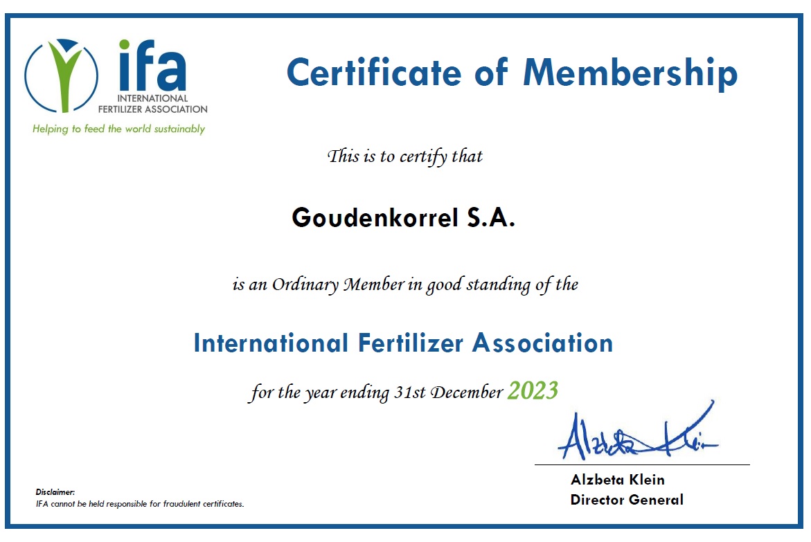 Certyfikat IFA